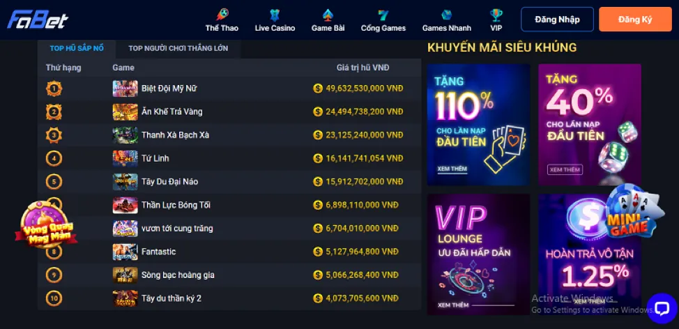 Khuyến Mãi Đặc Biệt 88win